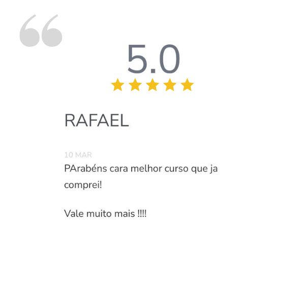 Depoimento de Rafael - Curso WED